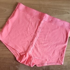 NWTs Victoria's Secret Pink High-Waisted Shorts Shortie Panties Size L C…